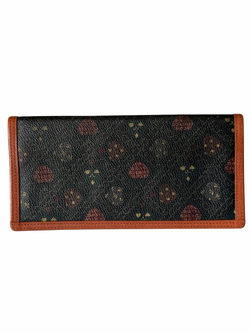 Rare Christian Dior Hearts & Stars Trotter Long Wallet Vintage - Authenticated